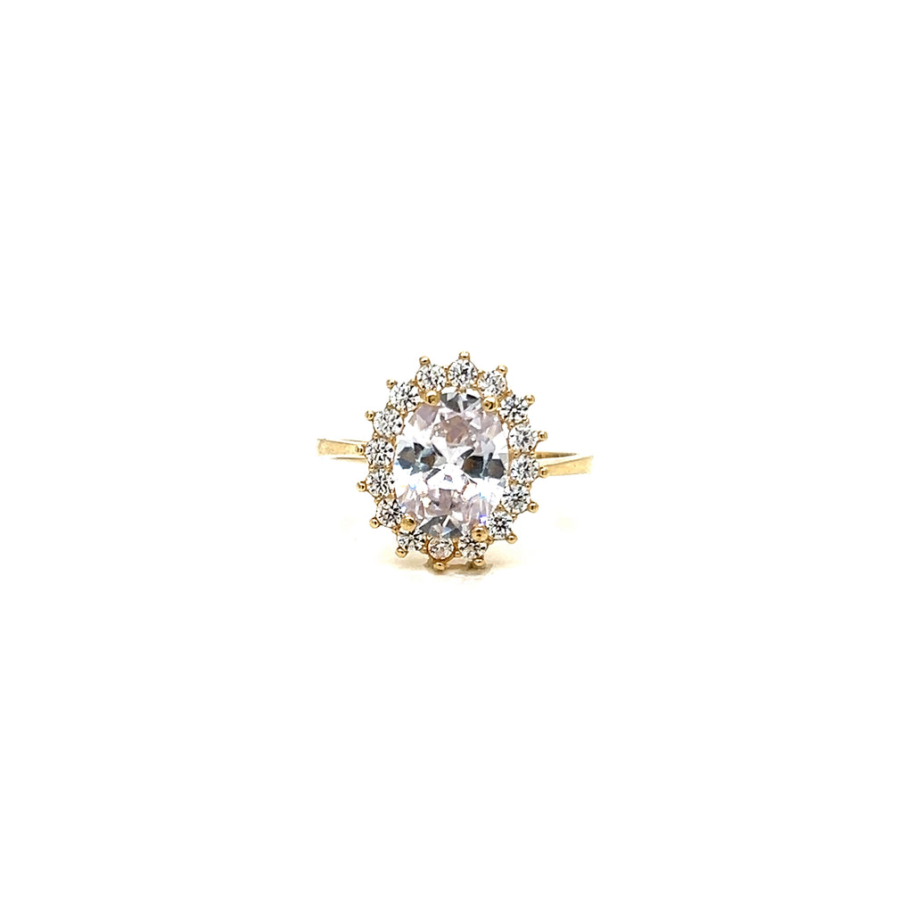 Anillo Oro 10K Dupe Violeta
