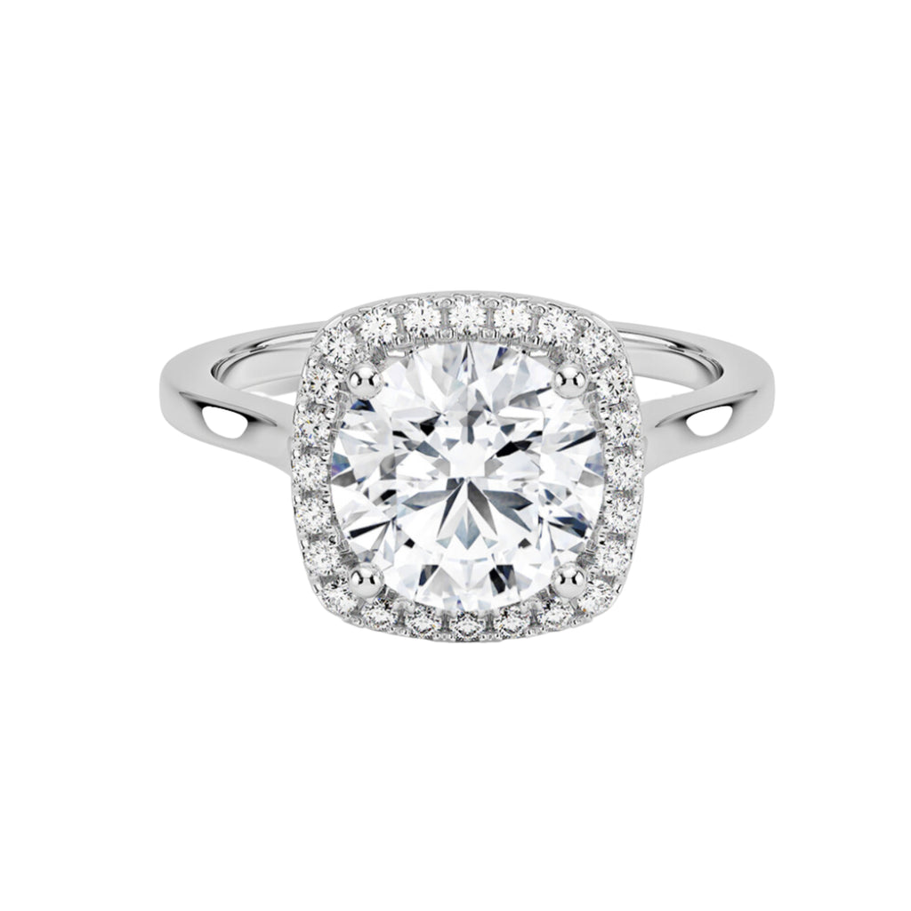 Anillo de Compromiso Oro Blanco 14K
