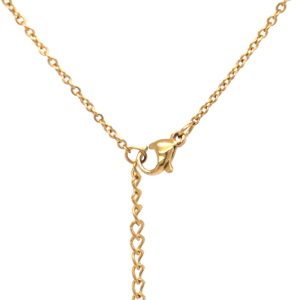 Steel Rayitos Necklace