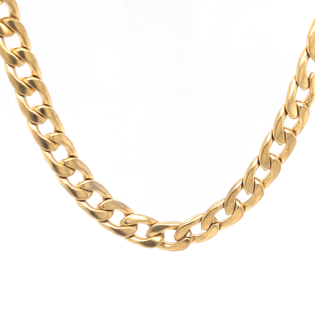 Thick Bilbao Chain Steel Necklace