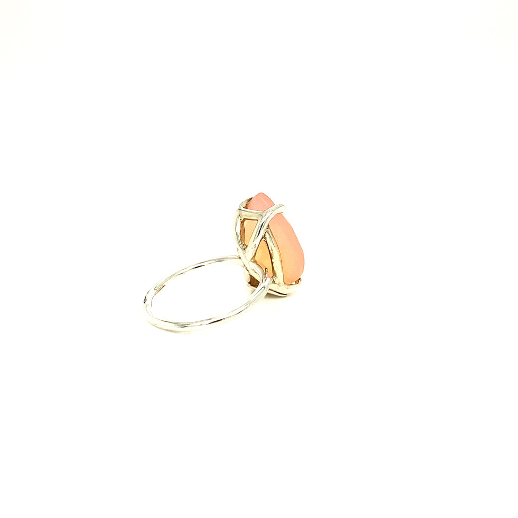 Anillo Centellas Gema Mediana Pera Cuarzo