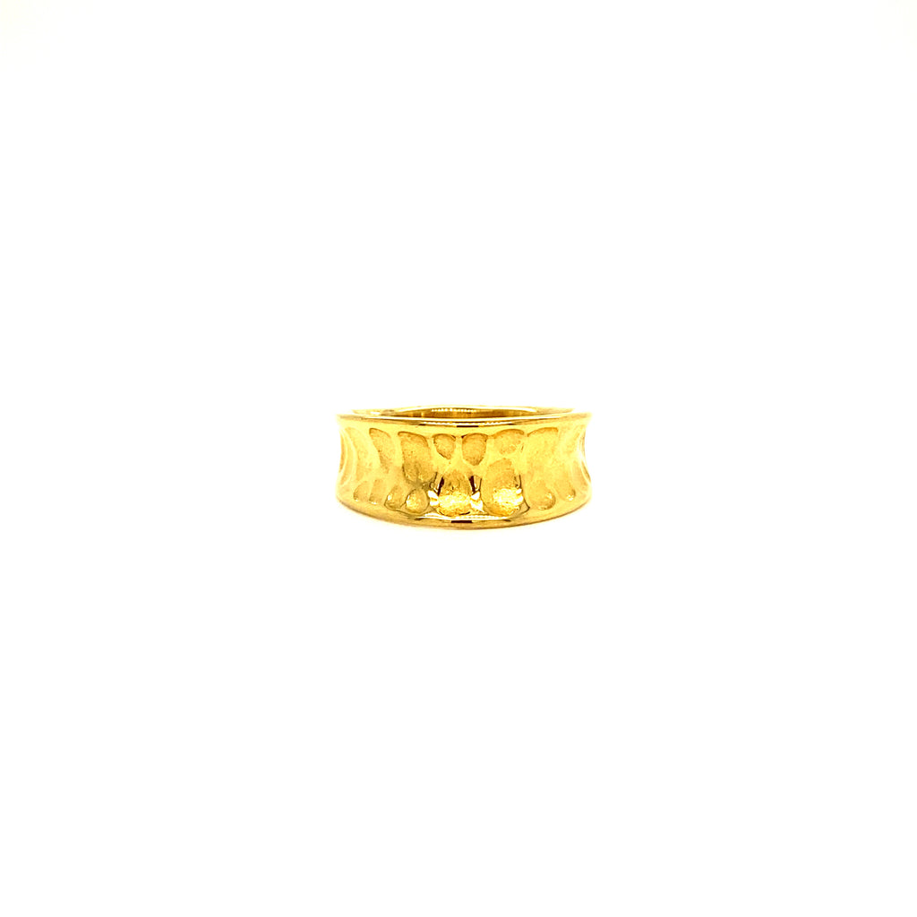 Beaten Steel Ring