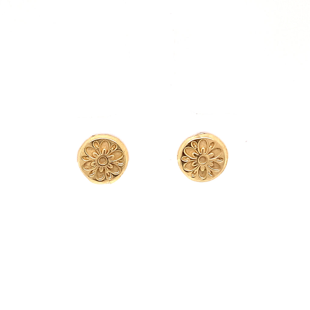 10K Rose Gold Post Earrings
