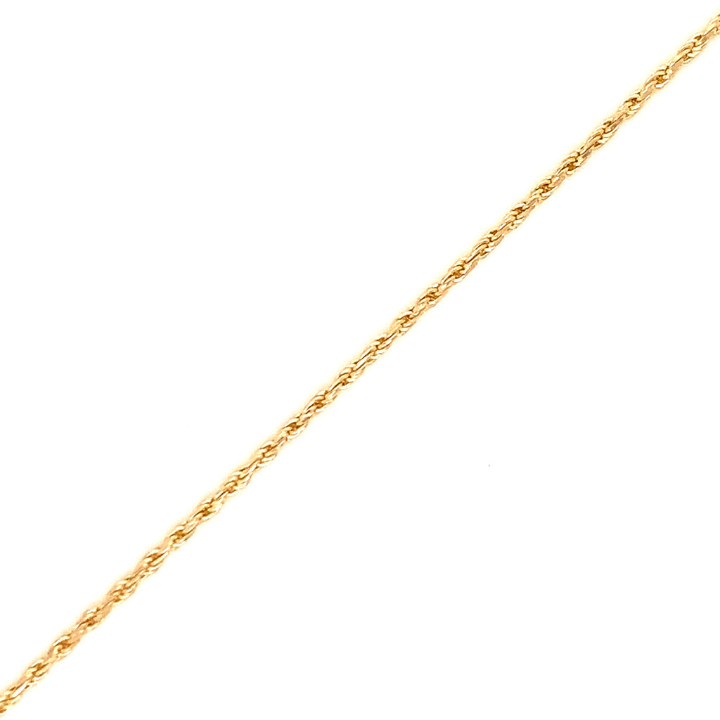 Collar Cadena Fina Oro 10K con Cruz Delgada de Zirconias