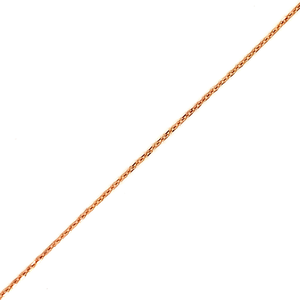 Collar Oro 14K Infinito Rosa