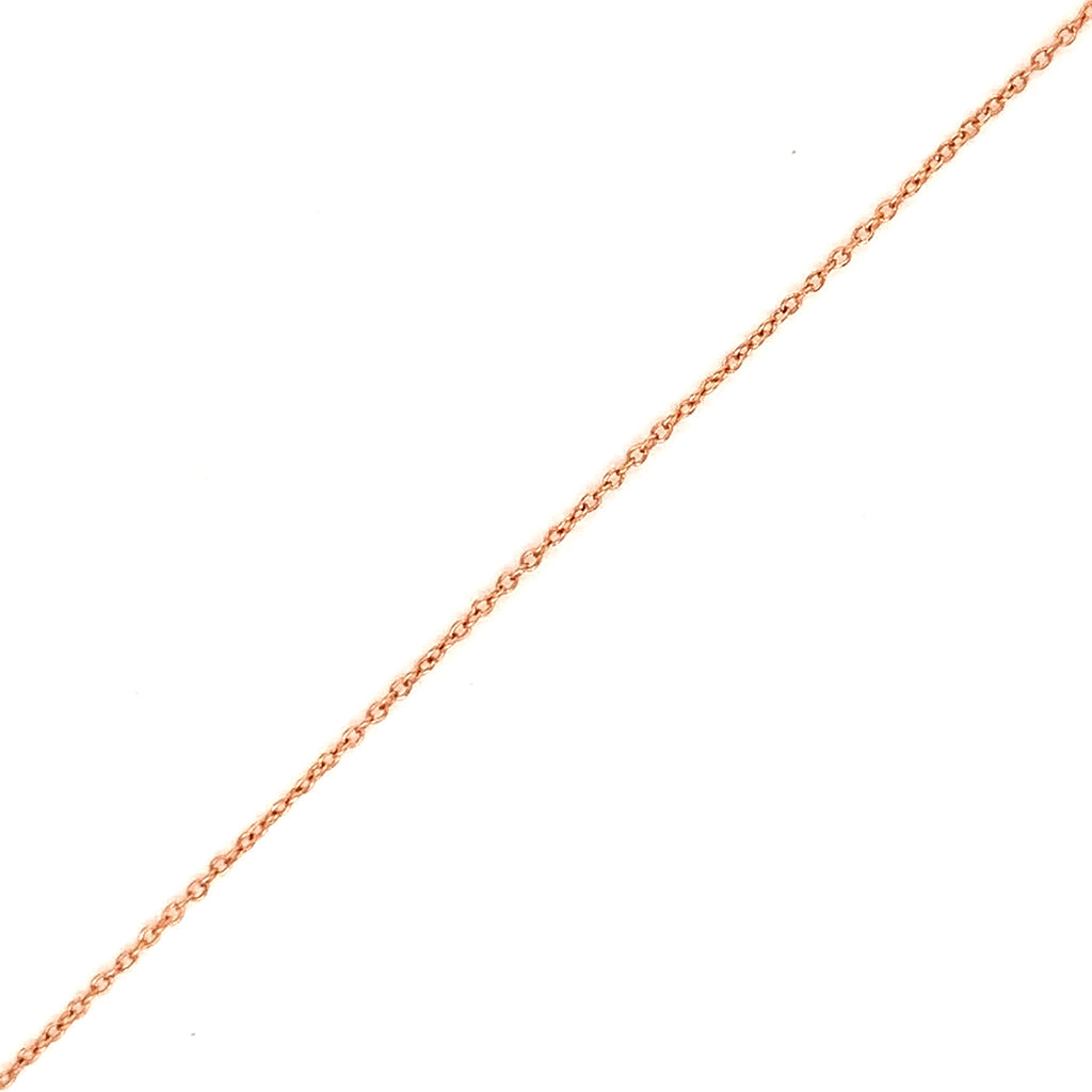 14K Rose Gold Necklace with Australian Opal