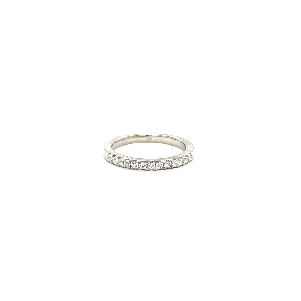 Anillo Churumbela Plata con 21 Zirconias