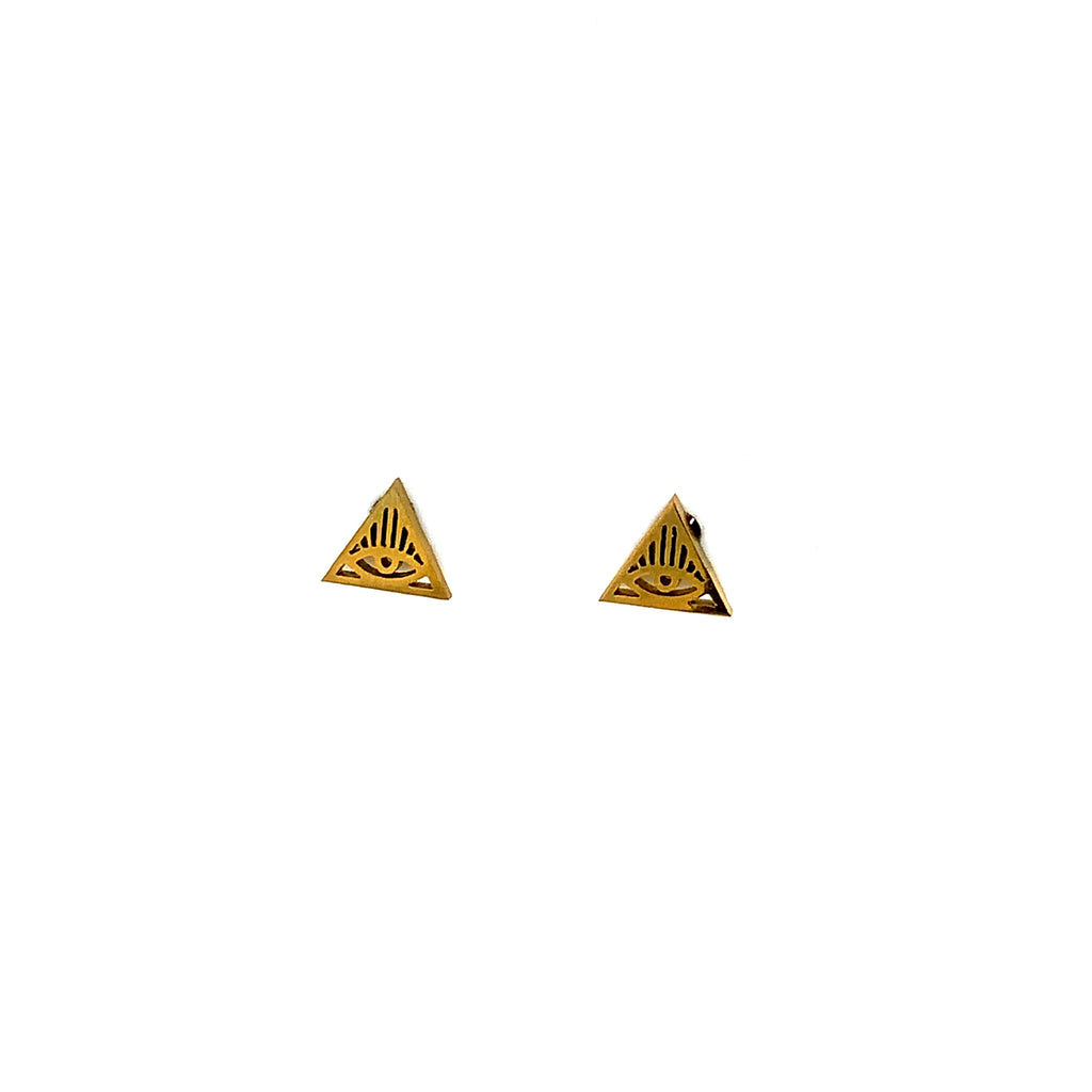 Aretes Poste Triangulo Iluminati