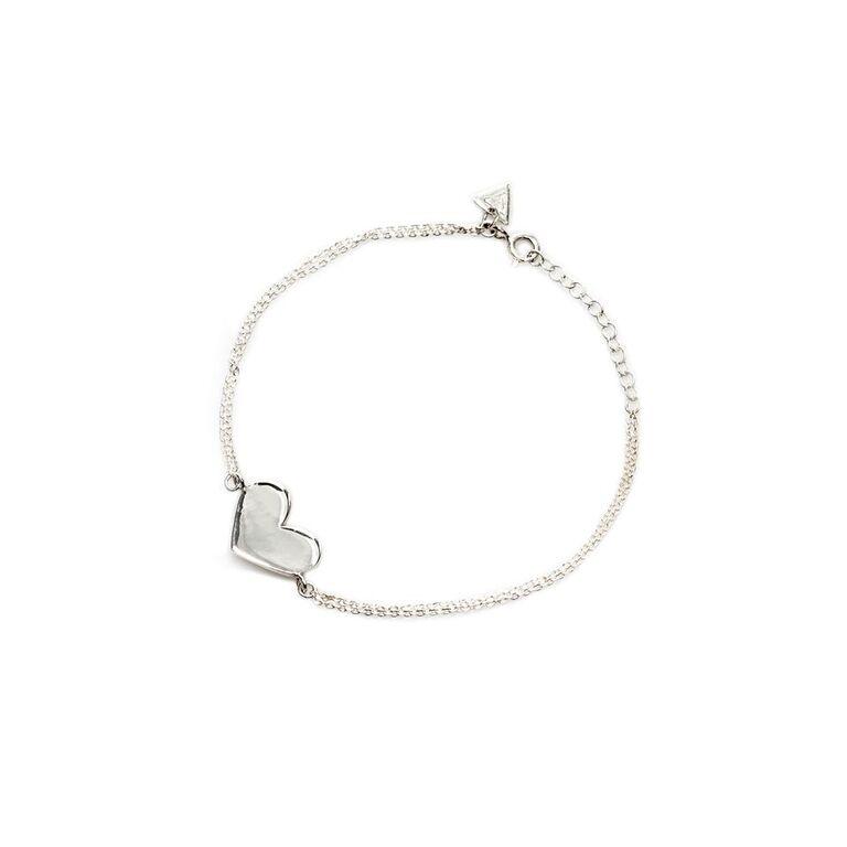 Filled Heart Bracelet
