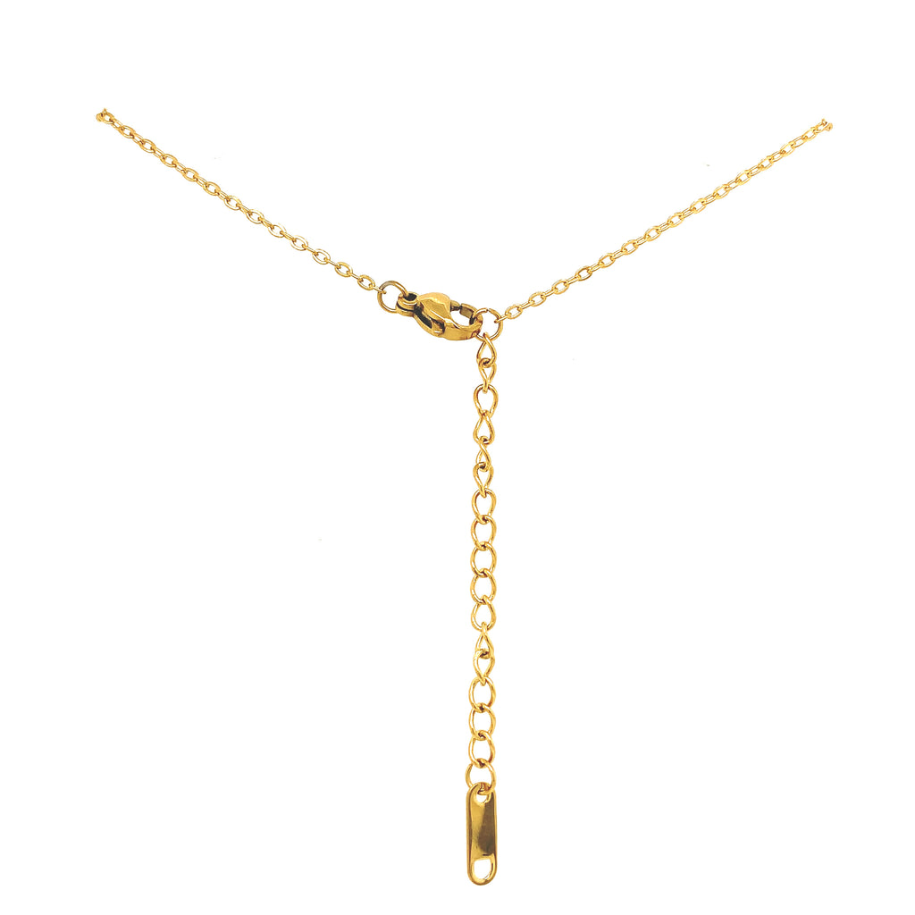 Collar Acero San Benito Madre Perla