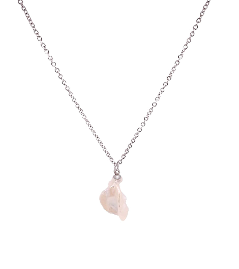 Mother of Pearl Steel Necklace