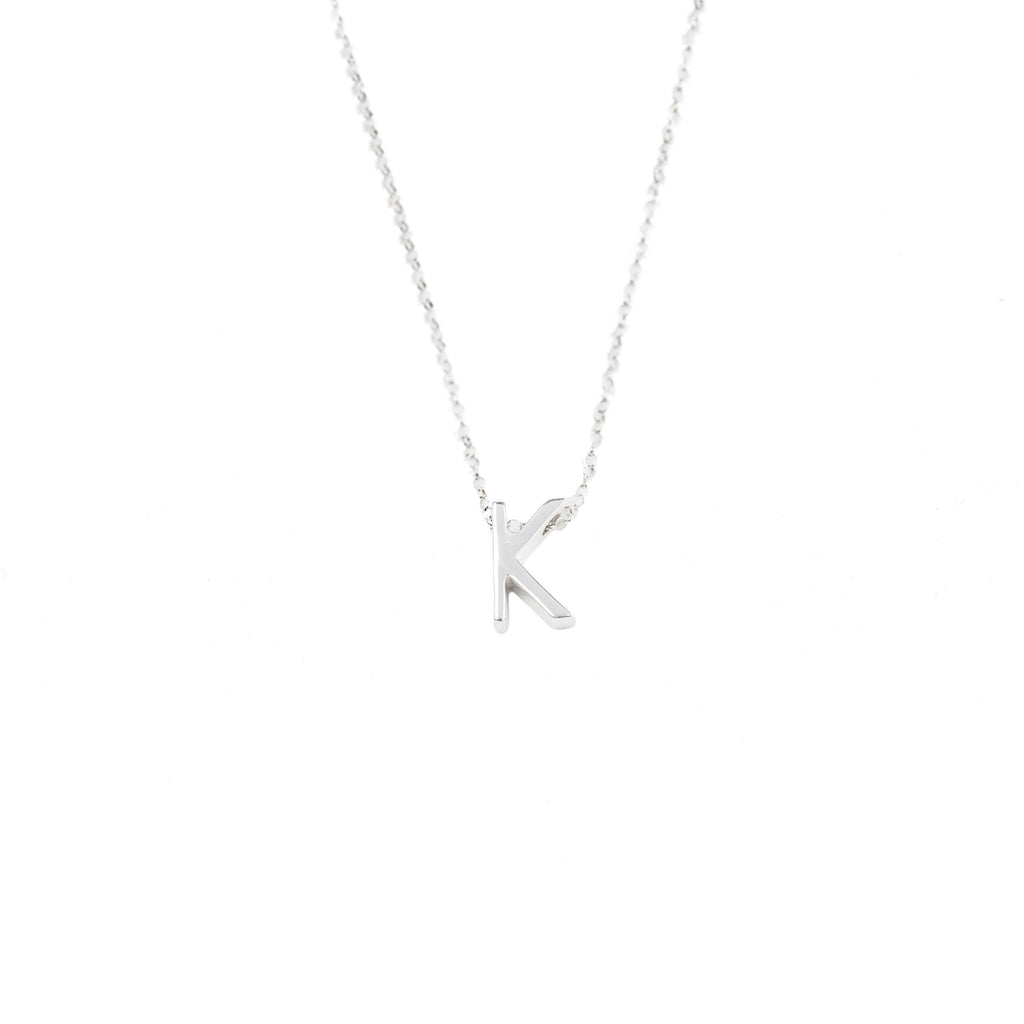 Essential Initial Necklace "K"