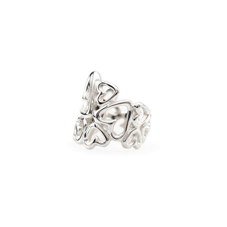 Anillo Contorno Varios Corazones