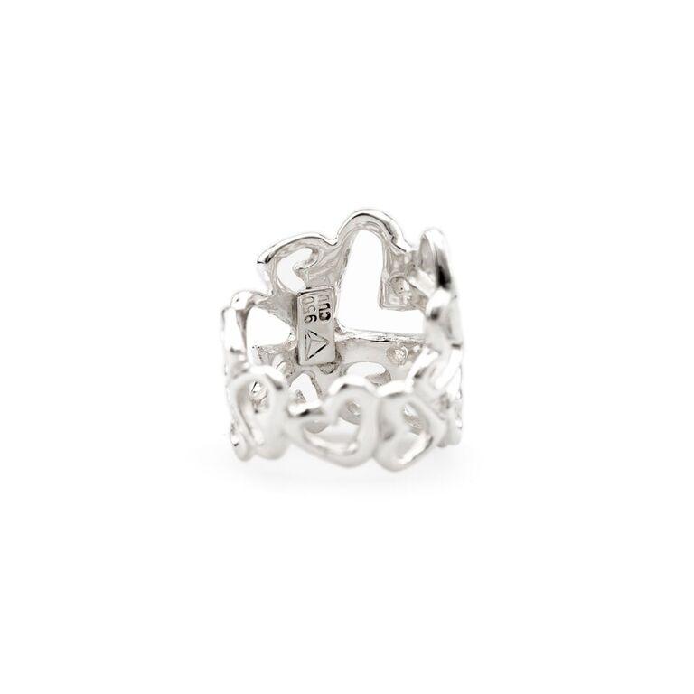 Anillo Contorno Varios Corazones