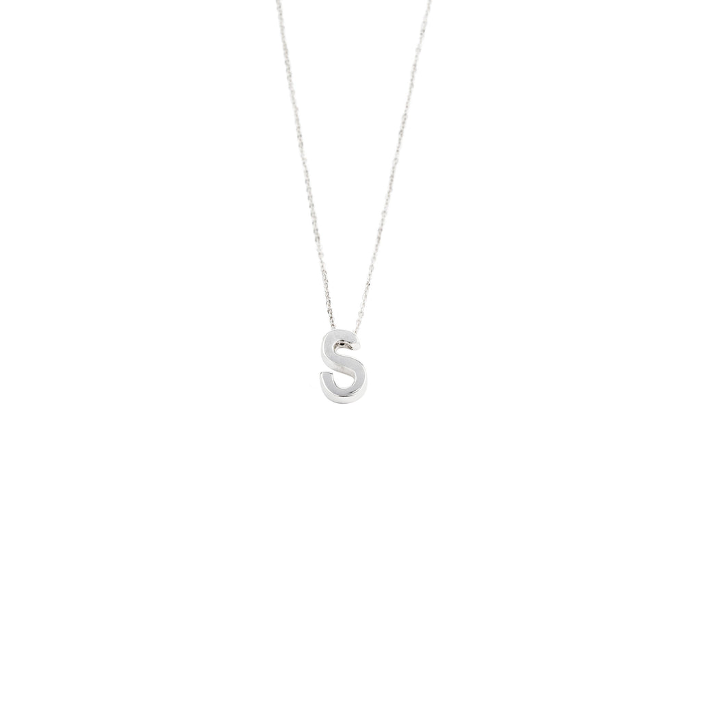 Essential Initial Necklace "S"
