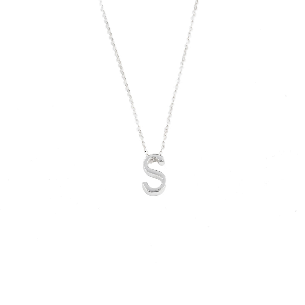 Essential Initial Necklace "S"