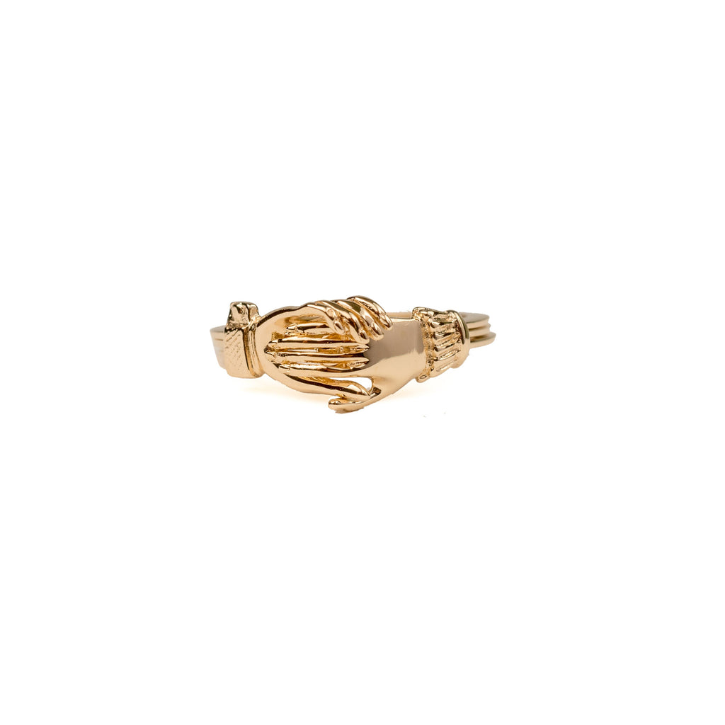 Vintage 14K Gold Claddagh Ring