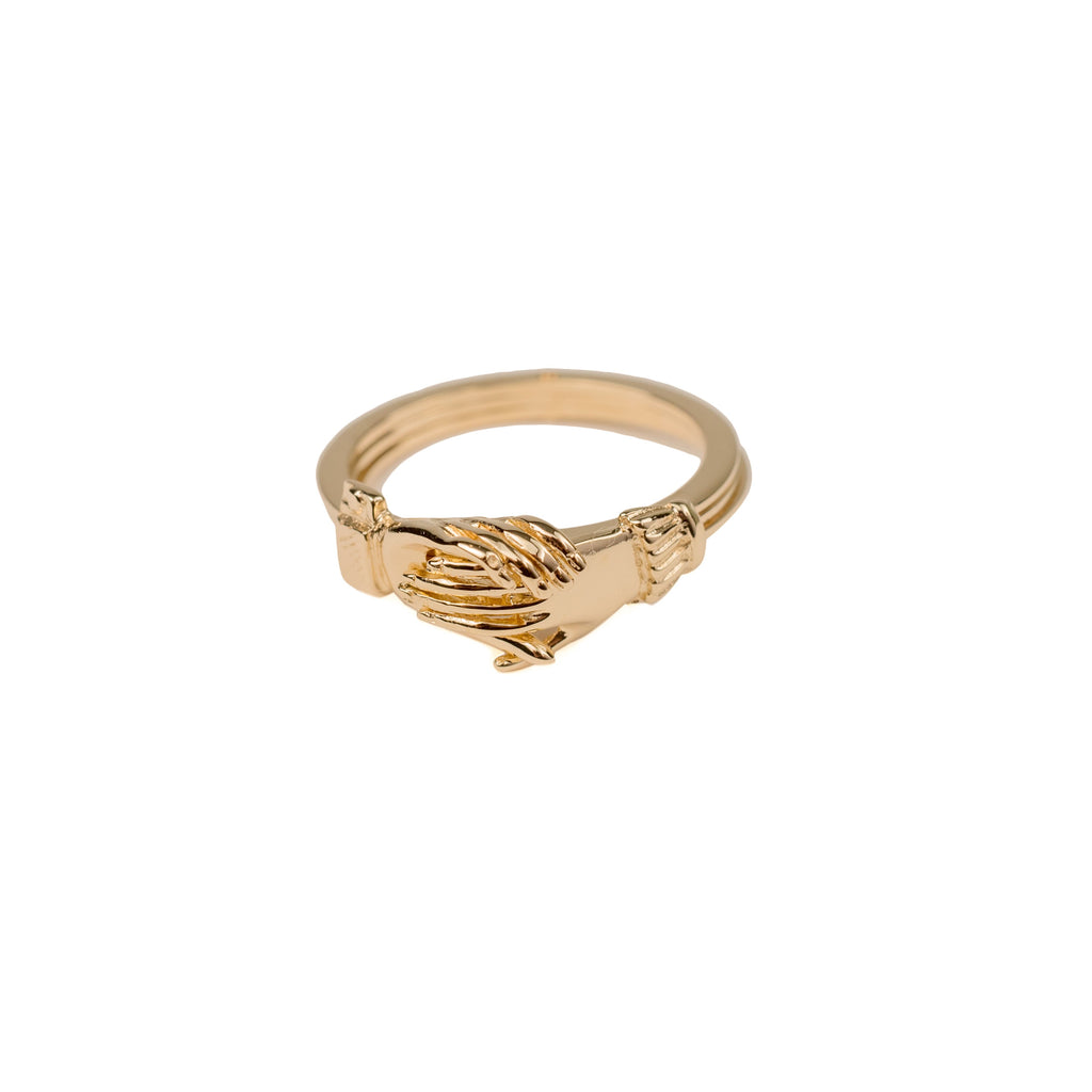 Vintage 14K Gold Claddagh Ring