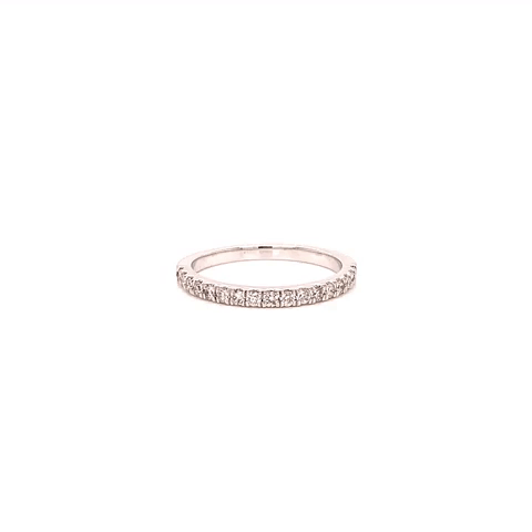 Churumbela Ring 14K White Gold With 17 Diamonds .33ct