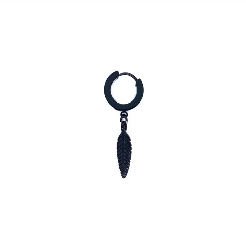 Steel Piercing Piercing Man Hanging Feather