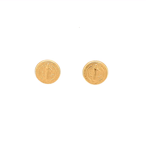 10K Gold Post Earrings San Benito