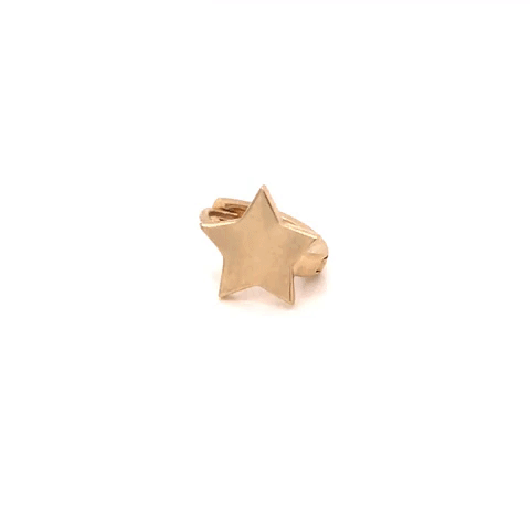 10K Gold Piercing Piercing With Star