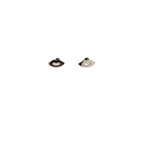 Arete Poste Acero Labios
