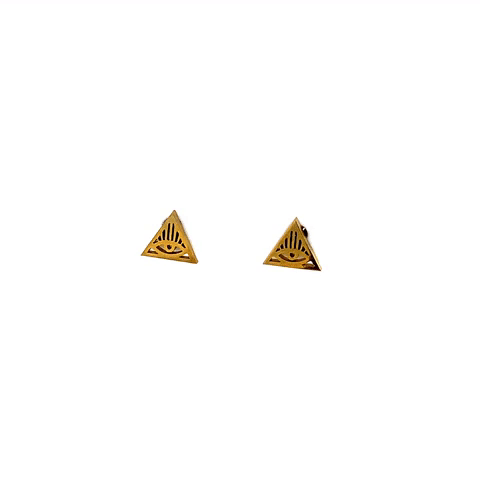 Aretes Poste Triangulo Iluminati