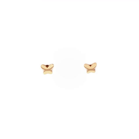 Mini Butterfly Steel Post Earrings