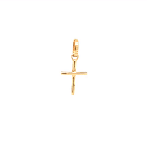 14k Gold Cross Lisa Mini Pendant