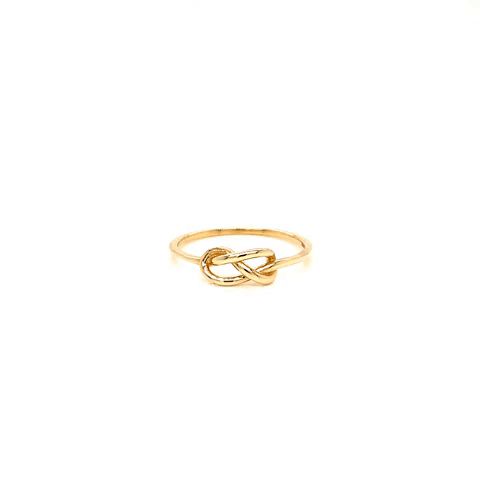 10k Gold Ring Knot