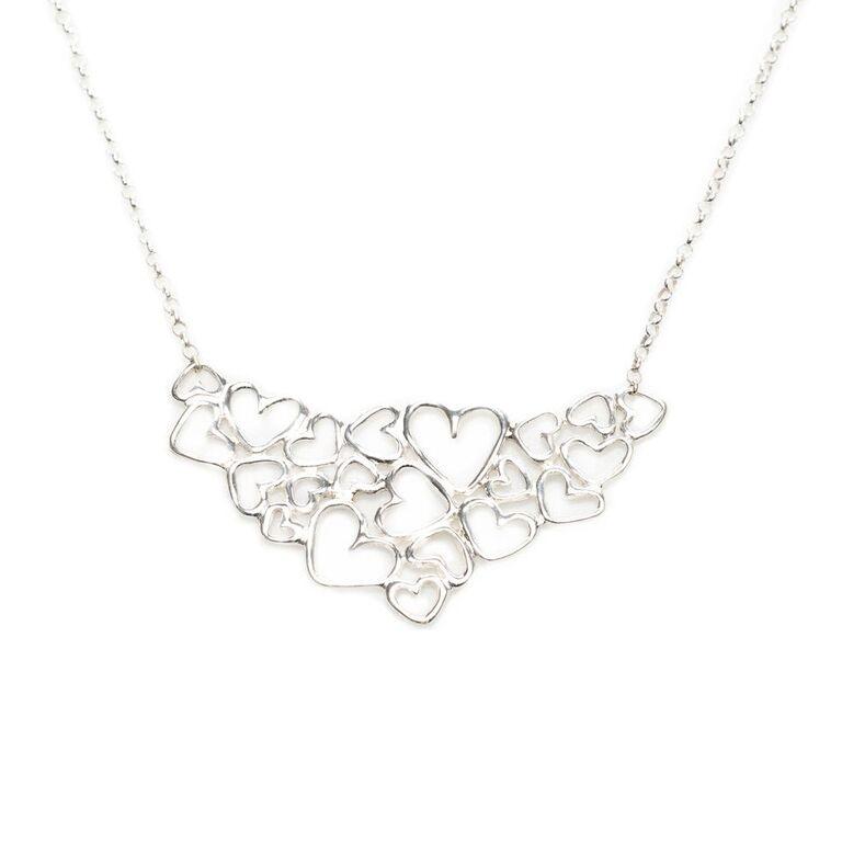 Large Various Hearts Necklace
