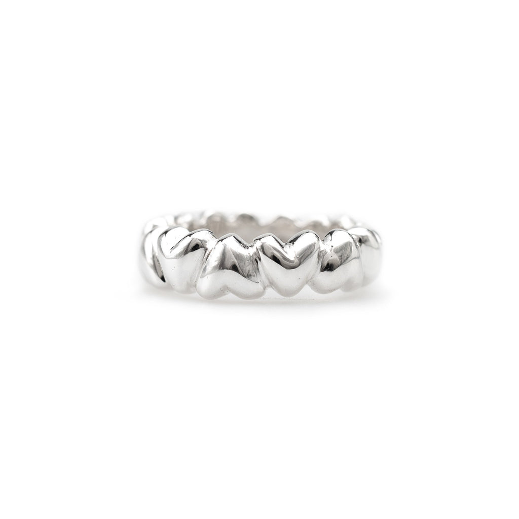 Silver Big Heart Ring